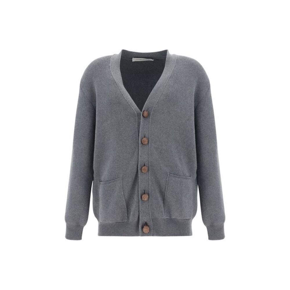 Golden Goose Gray Cotton Men's Cardigan